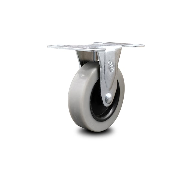 3 Inch Thermoplastic Rubber Wheel Top Plate Rigid Caster